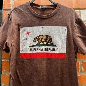 California Republic Brown T-Shirt
